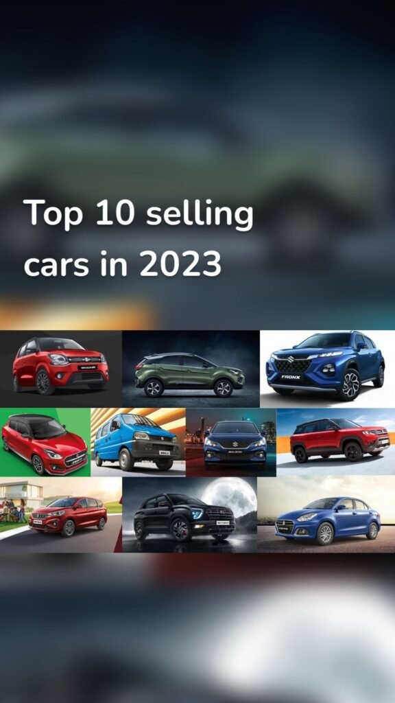 Top 10 selling cars in 2023